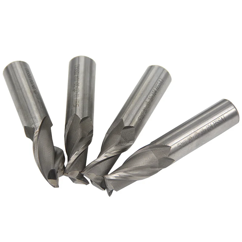 Концевые фрезы из быстрорежущей стали с 2 канавками режущий диаметр 19 мм