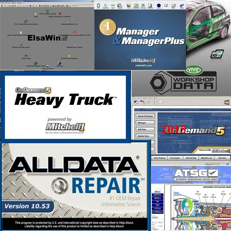Лидер продаж программное обеспечение Alldata программа для ремонта автомобиля