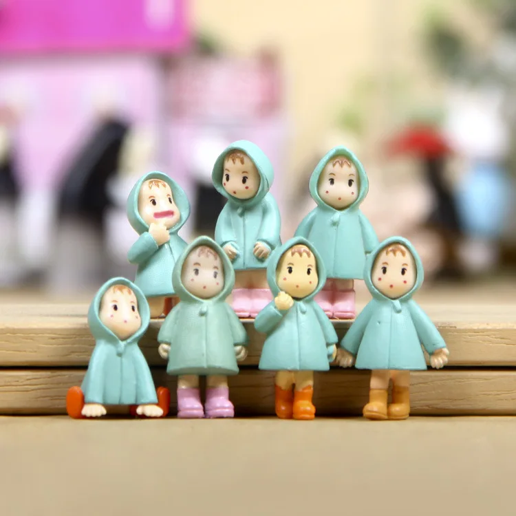 Hayao Miyazaki Totoro поза Сделай Сам озеленение дождевик Xiaomei микро пейзаж садоводства
