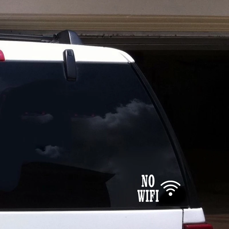 QYPF 15 см * 9 4 интересный без WiFi Графический декоративный автомобильный стикер