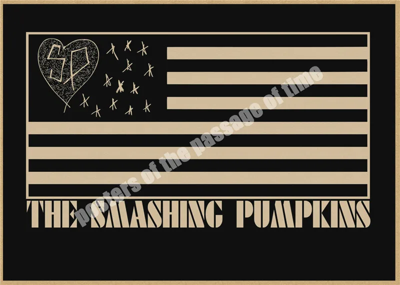 В Smashing Pumpkins альтернатива Поп/Рок домашнего интерьера крафт кислота рок-н-РОЛ постер рисунок основной наклейки на стену