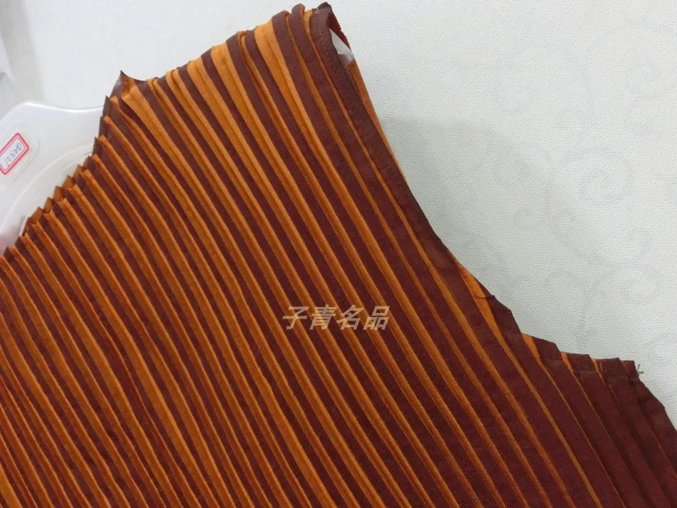 Changpleat летняя коллекция новые женские полосатые футболки Топы miяк плиссированные