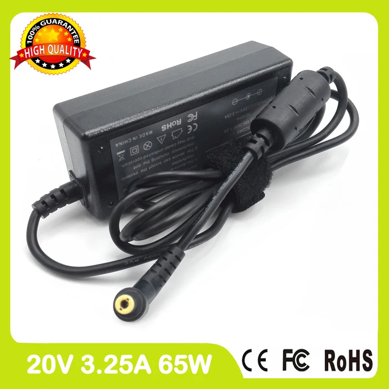 20V 3.25A 65W адаптер переменного тока для ноутбука 45N0220 PA-1650-56LC 45N0223 36001792 PA-1650-52LB Lenovo C325