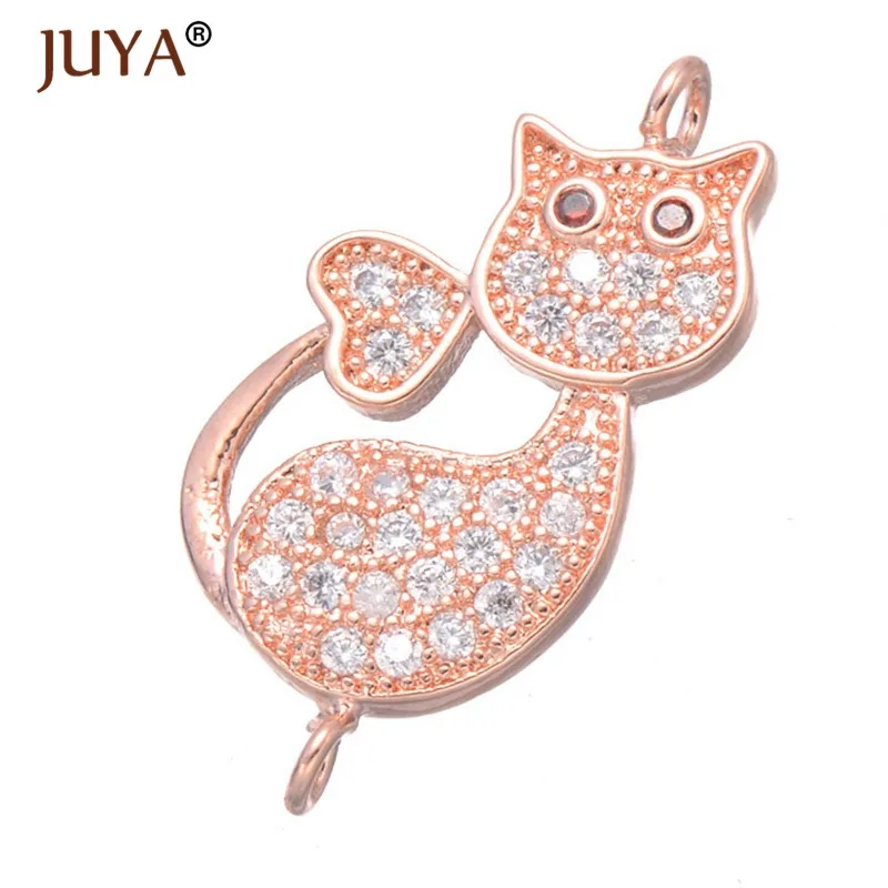 rose gold 4 pcs Стразы с кристаллами, Круглый соединитель Karma Infinity, сделай сам, браслет, серьги, фурнитура, круглые соединители для изготовления ювелирных изделий, 4 шт - Цвет: rose gold 4 pcs