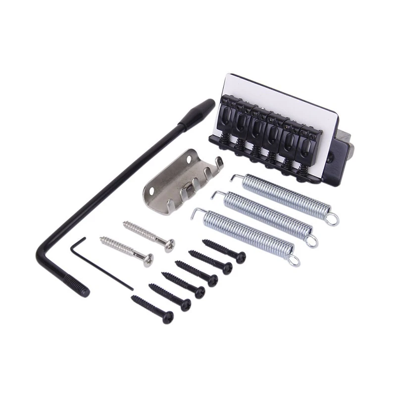 Черный тромоло мост Набор для электрогитара Strat St | Спорт и развлечения