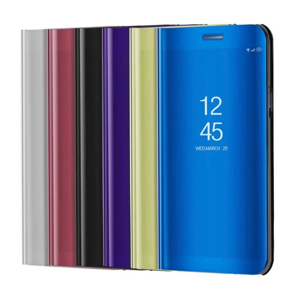 Зеркальный чехол для Samsung Galaxy J7 Max прозрачные чехлы-книжки с подставкой ZGAR |