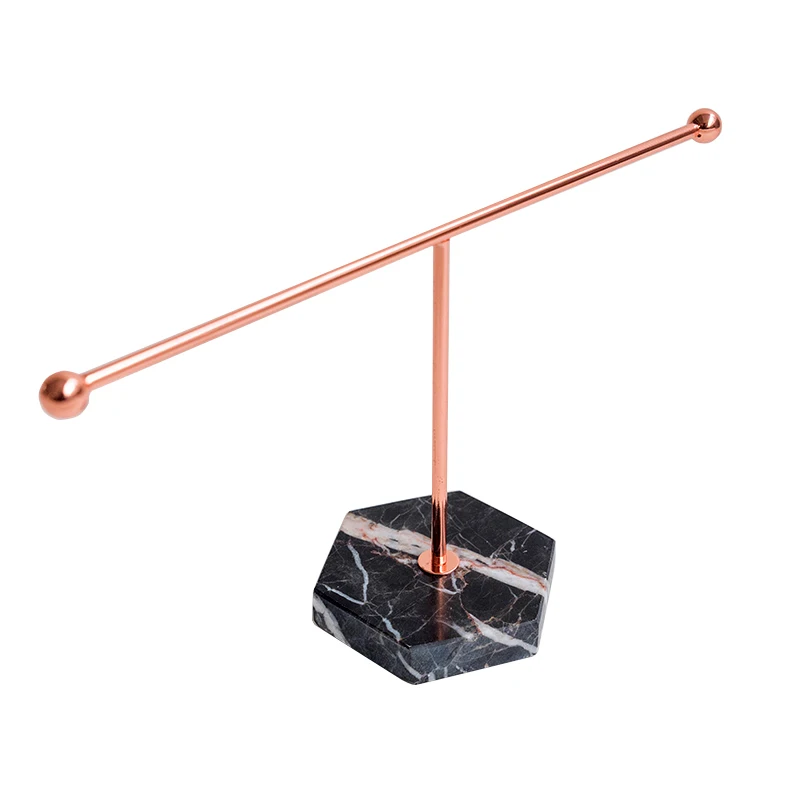 Metal wrought iron jewelry rack, earrings bracelet necklace jewelry storage rack, home decoration