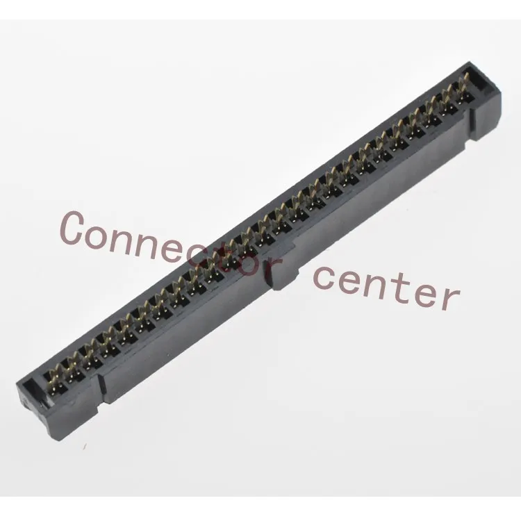 Высококачественный коннектор IDC полностью золотистый с шагом 2 54 мм 50 штырьков