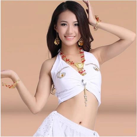Топ для танца живота из хрустального хлопка 9 цветов|belly dance top|belly dancedance top |