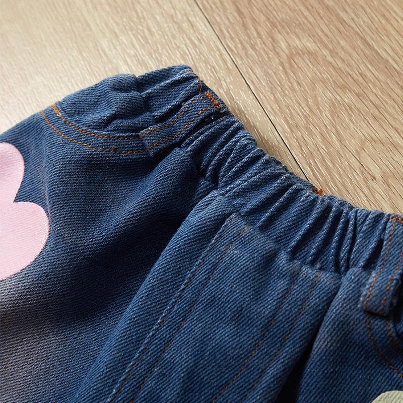 2019 г. Лидер продаж комплекты летней одежды для девочек футболка с надписью love