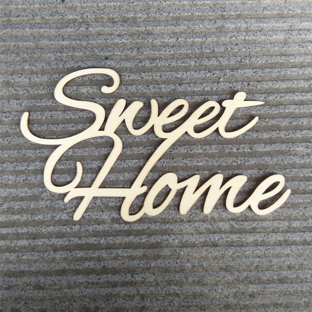 Индивидуальные натуральные деревянные ремесленные буквы Ретро домашний Декор