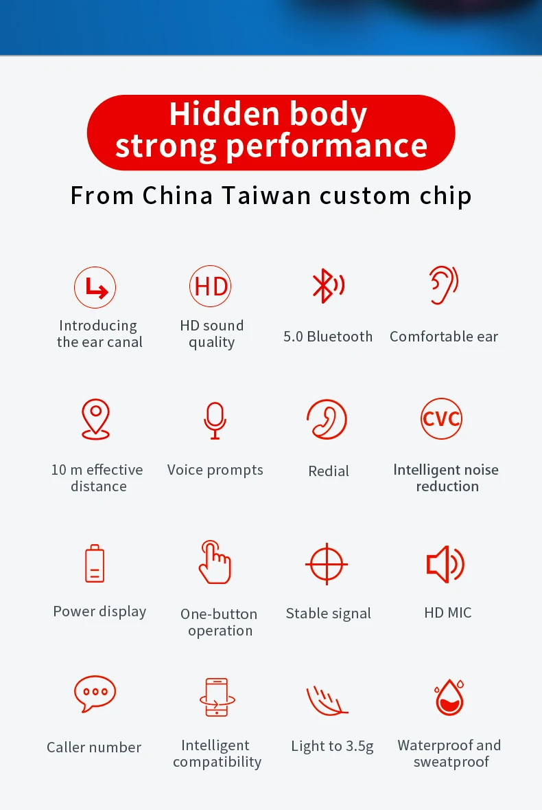 CBAOOO T2S TWS мини беспроводные Bluetooth наушники стерео V5.0 наушники с сенсорным управлением Спортивная гарнитура с микрофоном наушники для зарядки