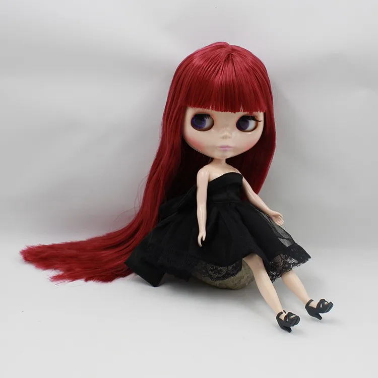 Кукла Nude Blyth для серий No.280YN2436-04 красные волосы подходит для DIY сменная игрушка для девочек