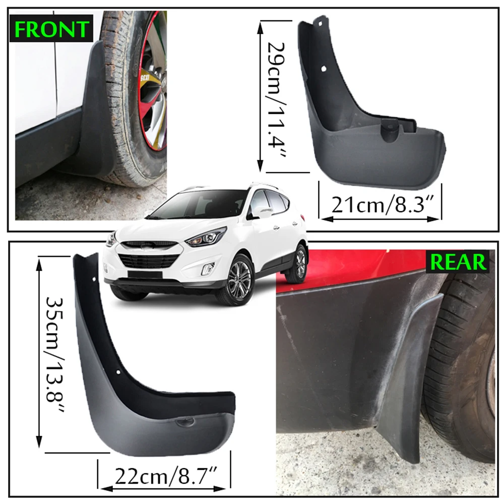 Брызговики для Hyundai Tucson ix35 2010-2015 брызговики передние и задние Бриджи 2011 2012 2013 |