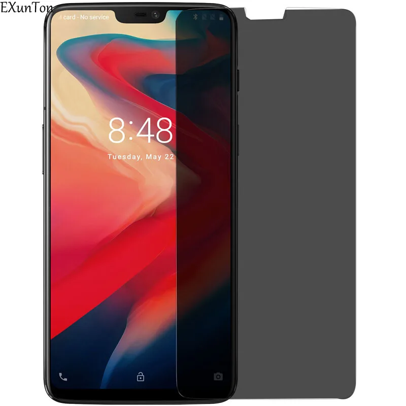 EXUNTON 2.5D антишпионское закаленное стекло для Oneplus 6 6T 5 5T 3T Oneplus6 Oneplus6T 1+ 6 Антибликовая Защитная пленка для экрана