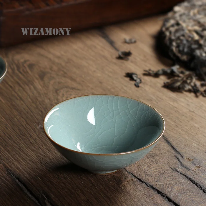 Купите 2 партии и получите 3 партии! шт. фарфоровые стандартные чашки для чая Longquan