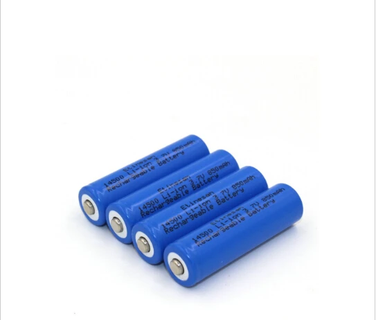 6 шт./лот Etinesan 14500 3 7 V 850mAh Защищенный Литий-ионный аккумулятор для фонарика факела