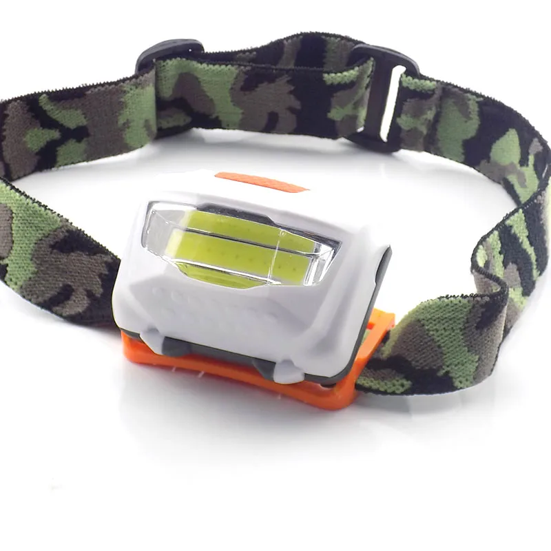 Mini COB led frontal headlamp flashlight high power head light torches lamp headlight AAA battery super bright fishing camping