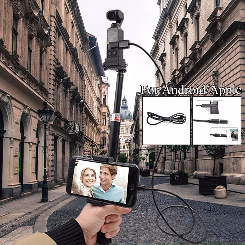 Карманный Комплект аксессуаров для экшн камеры STARTRC Gimbal OSMO/21 в 1|Стедикамы и