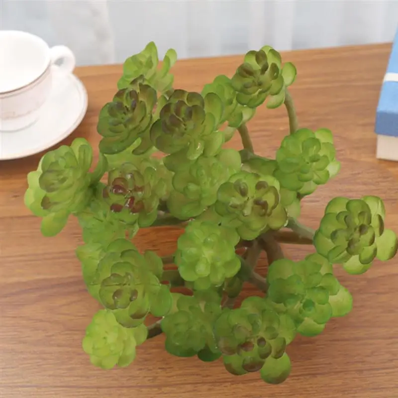 New Artificial Succulent DIY Unpotted Fake Plant Potted Plants Decor Plant Artificial Planters For Home Decor Fake Succulents