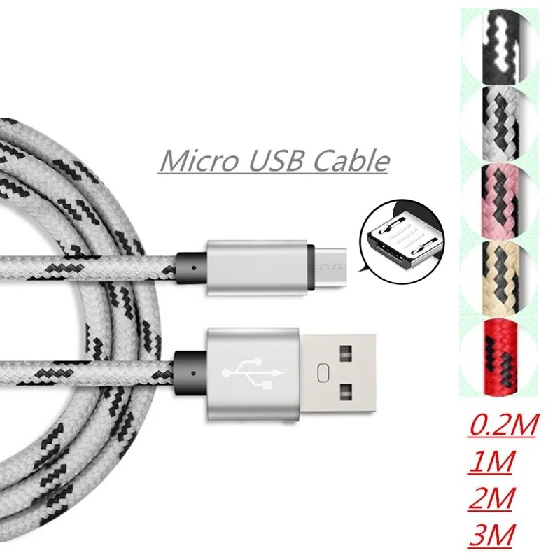 Кабель Micro USB для быстрой зарядки usb кабель и синхронизации данных Xiaomi Redmi note 6 Samsung
