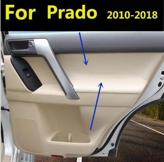 4 шт. защитная накладка на переднюю/заднюю дверь из микрофибры для Toyota Prado 2010 2018 с