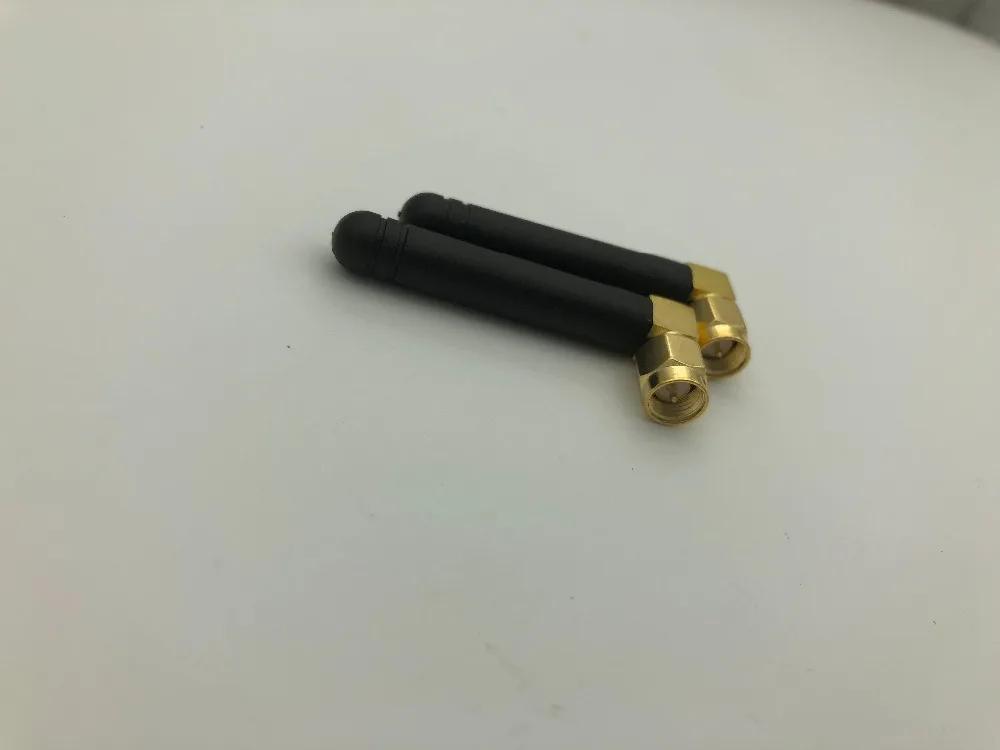433 МГц Антенна 5 см 3DBI SMA Male (с штырьком) всенаправленный разъем прямоугольный
