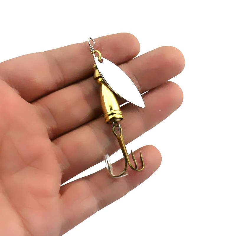 YeMuLang 1 шт. металлическая рыболовная приманка искусственная блесна ложка с 6 #