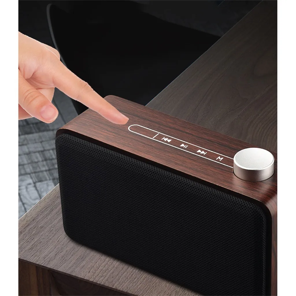 HIfi портативный мини Bluetooth беспроводной стерео музыкальный динамик USB FM радио TF