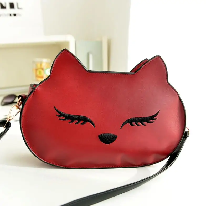2015 new Korean cute cat cartoon fashion with baodan casual handbag shoulder bags diagonal package | Багаж и сумки