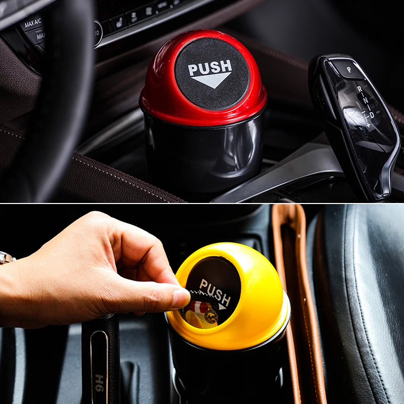 Автомобильный мусорный ящик автоматический органайзер для хранения