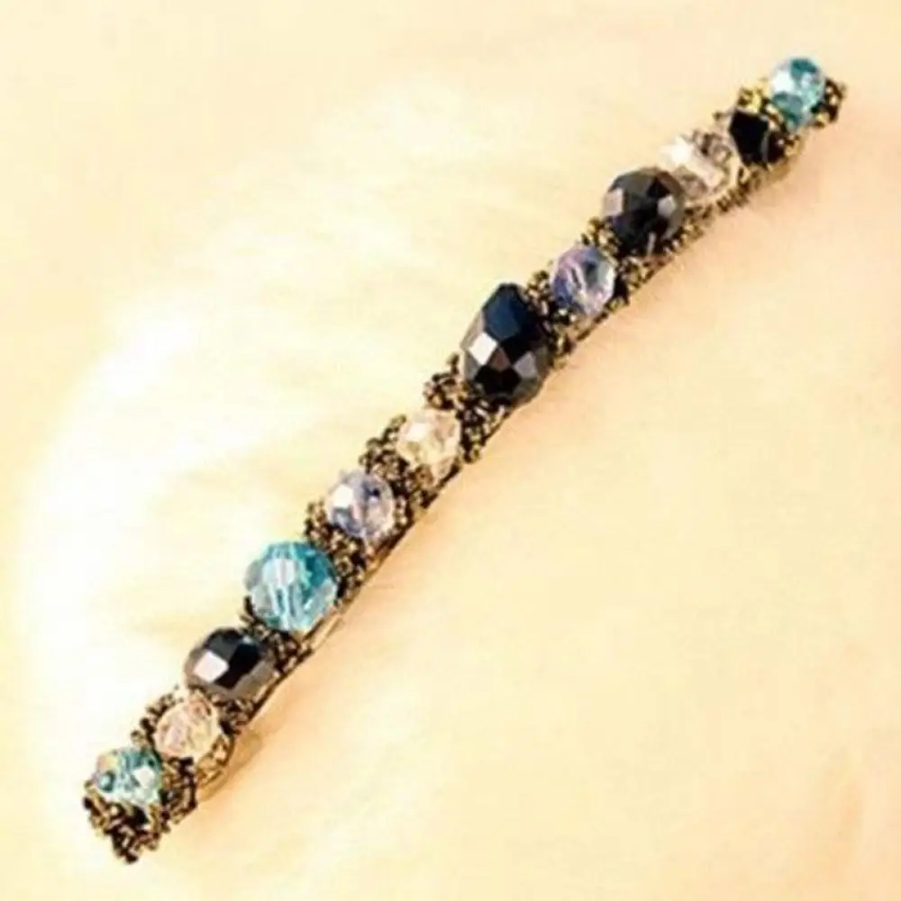 1PC New Fashion Women Exquisite Crystal Hair Clip Lady's Korea Style Sweet Rhinestone Barrette Elegant Hairpins Accessory | Красота и