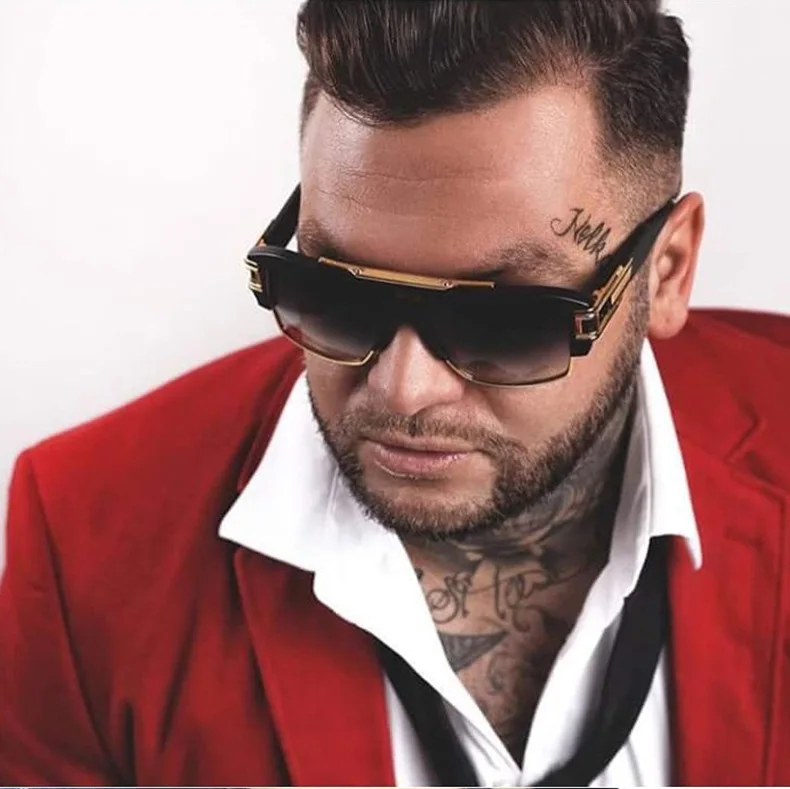 Солнцезащитные очки DPZ в большой оправе для мужчин и женщин винтажные