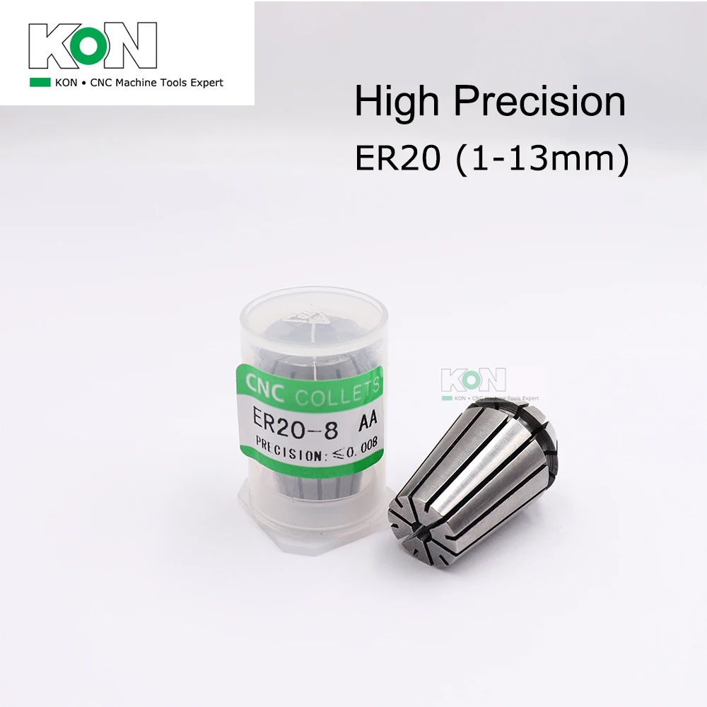[ChinaKON] ER20 Цанга 1 13 мм 3 175 6 35 12 7 CNC пружинный ER фрезерный станок высокая