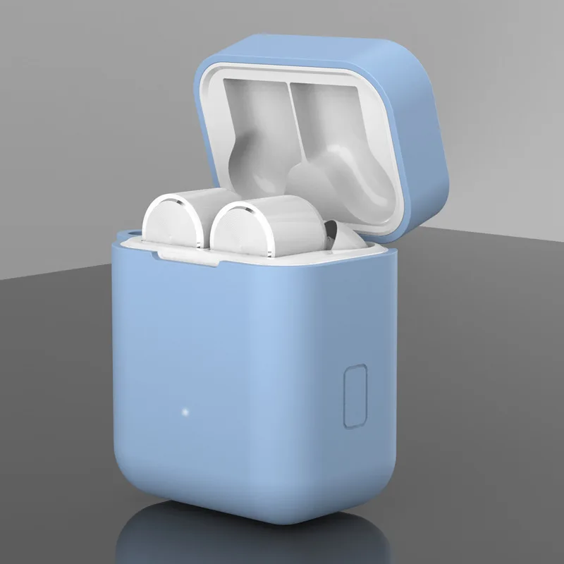 Силиконовый чехол для наушников с карабином для Xiaomi Air Pro Bluetooth, беспроводной защитный чехол для гарнитуры, защитный чехол