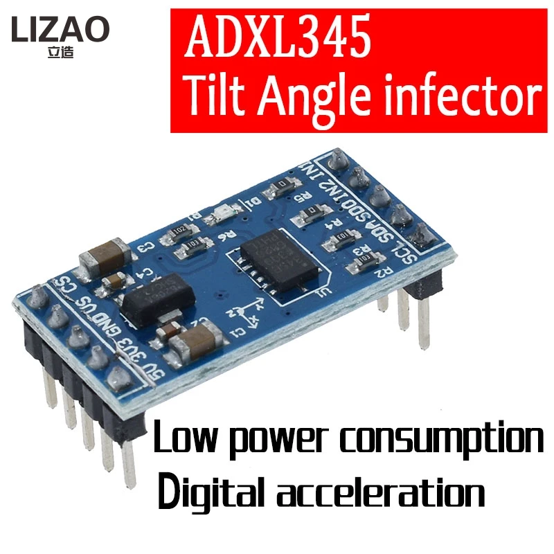 ADXL345 3-осевой IIC/SPI цифровой датчик гравитации модуль ускорения наклона для Arduino
