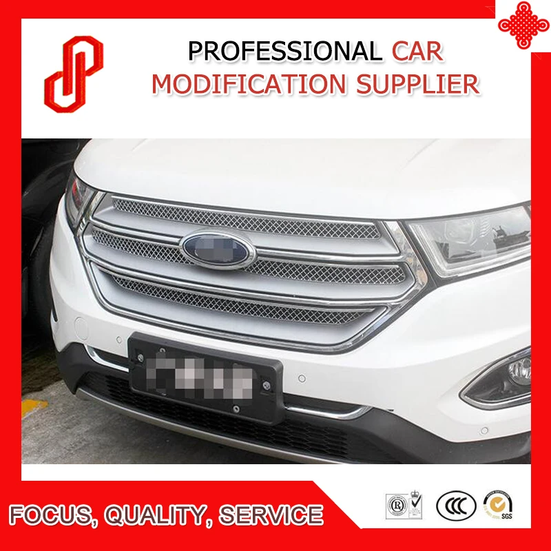 High quality Stainless steel modification car front grille racing grills grill cover for Edge 2015 | Автомобили и мотоциклы