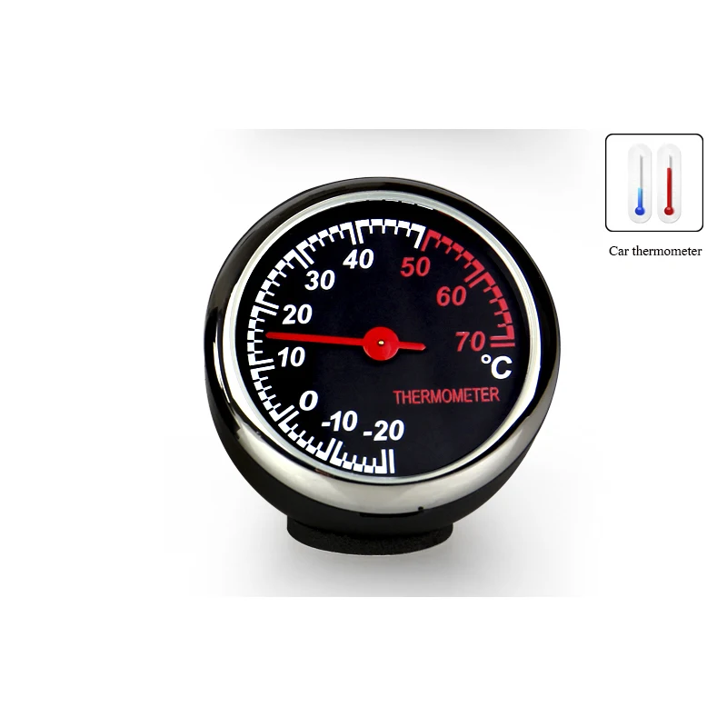 

Car Thermometer Auto Hygrometer Car Clock Thermometer Ornaments Quartz Clock Hygrometer Automotive Electronic Watch