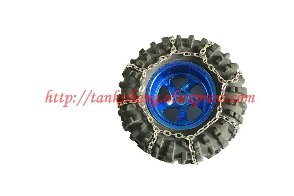 HENGLONG 3851 2 RC EP car Mad Truck 1/10 запасные части металлическая цепь для снега/цепь