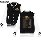 Бейсбольная куртка U2 с принтом рок-группы, куртка-бомбер для мужчин и женщин, модная толстовка, униформа в стиле хип-хоп, толстовки, пальто, брендовая одежда