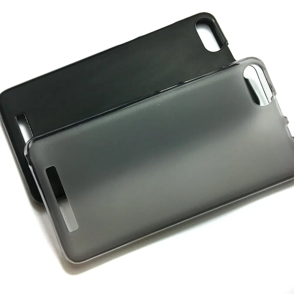 New Fitted Black Matte Soft TPU Case Cover For BLU Dash X2 / M2 |