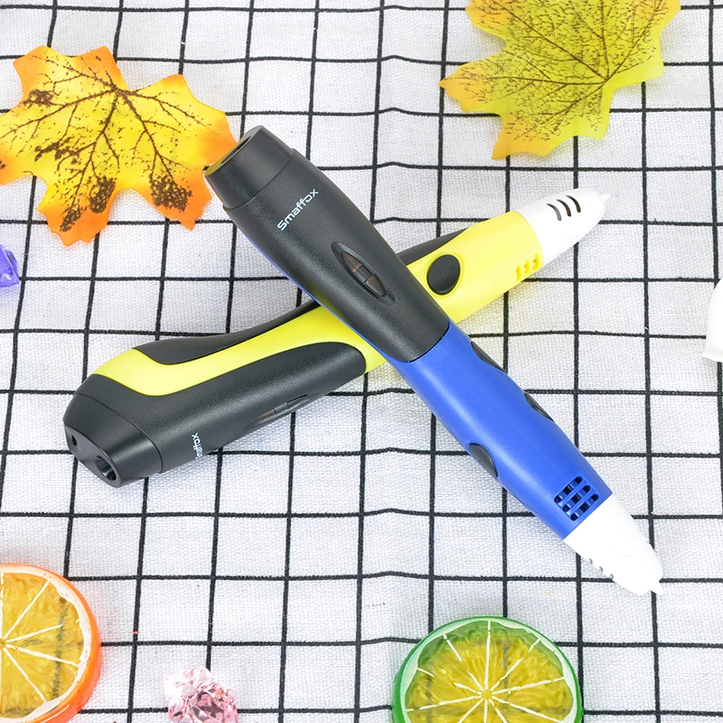 2018 smaffox 3D ручка bp 05 с bulit in батарея низкое tempeture печать pen Дети diy Рисунок пером 5V 2A usb