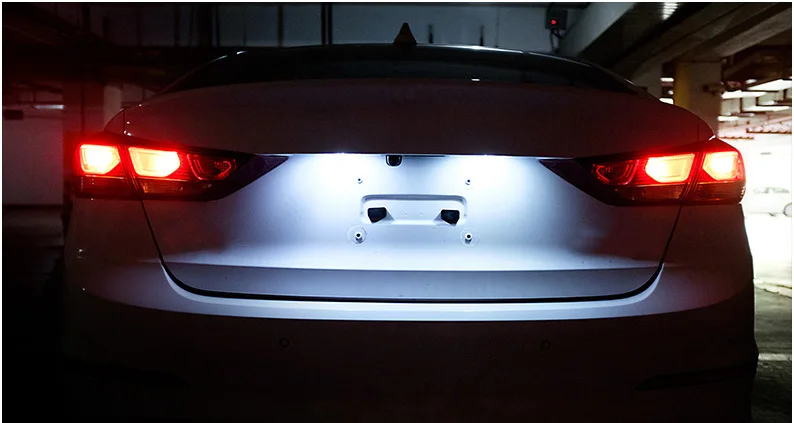 Lsrtw2017 led номерного знака автомобиля светильник для hyundai elantra