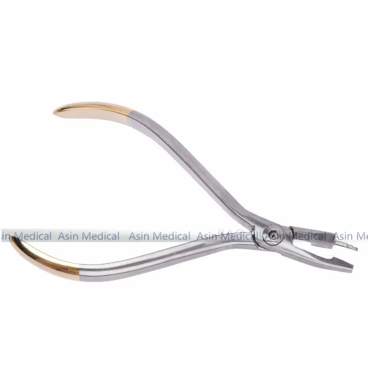 

High Quality Trapezoidal half - moon stainless steel orthodontic pliers inlaid tungsten steel Omega curve ladder pliers