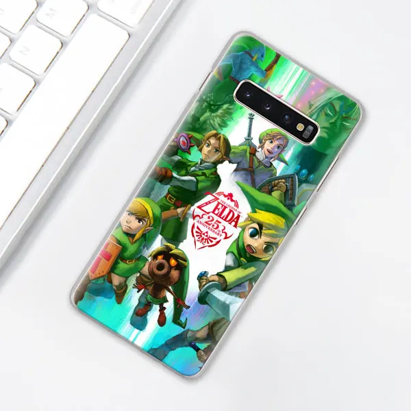 015 Чехол для телефона The Legend Of Zeldas для samsung Galaxy S10e S10 Plus S7 S8 S9 Plus Note 8 9 10 Plus M20 M30 жесткий чехол - Цвет: 015