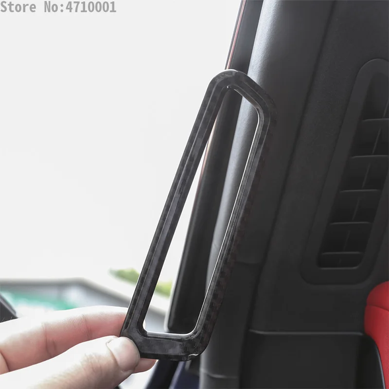 Углеродное волокно для Maserati Levante 2016 2018 автомобильная Колонка кондиционера
