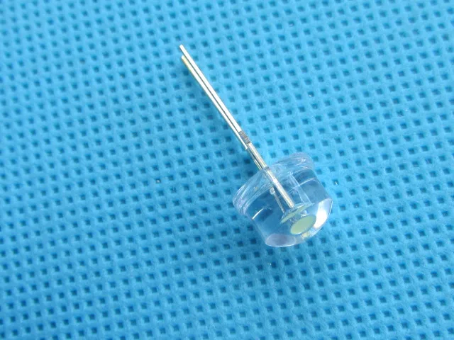 Светодиодная лампа для соломенной шапки 20 шт./лот 8 мм белый свет 0 5 Вт мощность