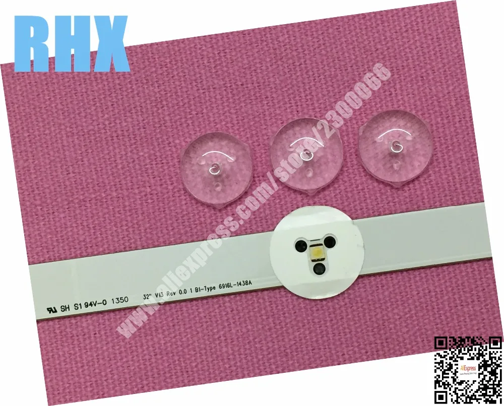 100 шт./лот светодиодные оптические линзы 3030/2835/3528 LED диффузное отражение для Konka