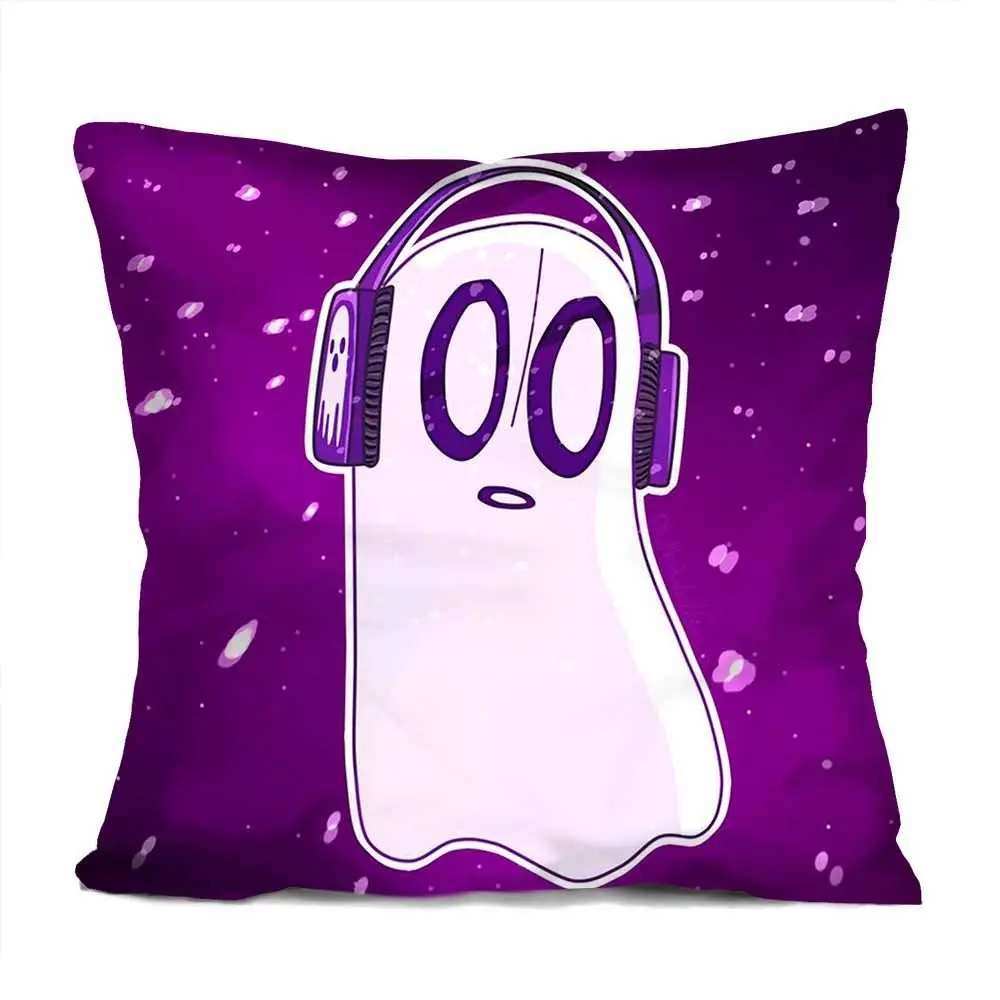 Симпатичная наволочка Undertale Napstablook фиолетовая декоративные наволочки популярные