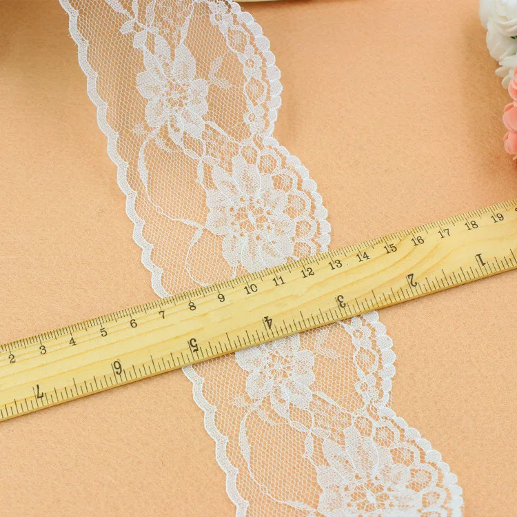 2 ярдов 6 5 см широкая отделка для невесты трикотажное кружево пэчворк материал